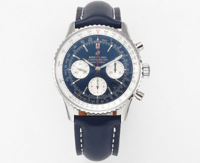BLS Factory Breitling Navitimer 1 B01 Movement 43MM Blue Bracelet Blue Watch